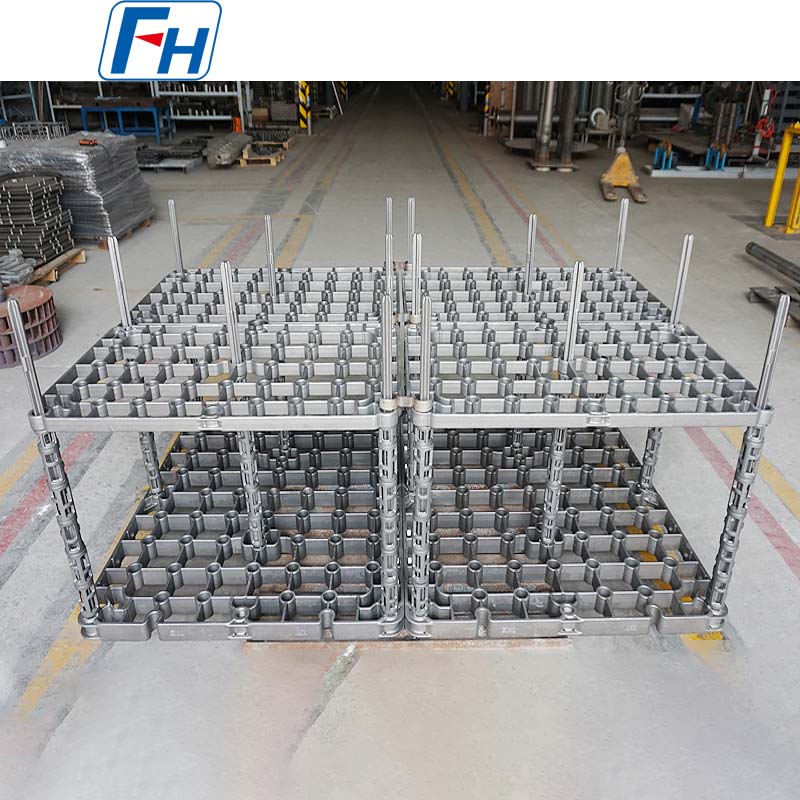 Persijilan Aeroangkasa Lekapan Keluli Tahan Haba untuk Rawatan Haba Vakum Komponen Aloi Titanium | FH®