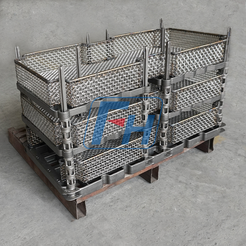 Lekapan Rawatan Haba 1100x600x600mm untuk Relau Pelbagai Guna